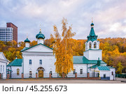 Церковь Преображения Господня (слобода Печёры, Нижний Новгород) Редакционное фото, фотограф Илья Старков / Фотобанк Лори
