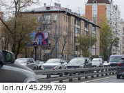 Транспорт на ТТК в Москве. Редакционное фото, фотограф Дмитрий Неумоин / Фотобанк Лори