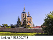 Ильинская церковь, улица Володарского, Серпухов (2012 год). Стоковое фото, фотограф Baturina Yuliya / Фотобанк Лори