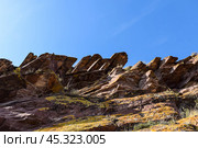Хакасия, горная гряда Сундуки, Белый Июс (2019 год). Редакционное фото, фотограф Александр Галинский / Фотобанк Лори