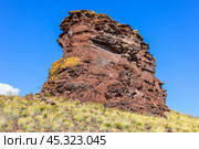Хакасия, горная гряда Сундуки, Белый Июс (2019 год). Редакционное фото, фотограф Александр Галинский / Фотобанк Лори