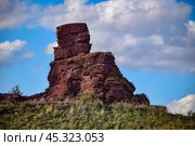 Хакасия, горная гряда Сундуки, Белый Июс (2019 год). Редакционное фото, фотограф Александр Галинский / Фотобанк Лори