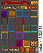 Elements for slots game. Стоковая иллюстрация, иллюстратор Светлана Широкова / Фотобанк Лори