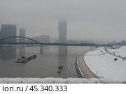 Снежный Белград (2023 год). Редакционное фото, фотограф Шершунов Степан / Фотобанк Лори
