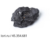 Natural wood charcoal Isolated on white. Стоковое фото, фотограф Сергей Толмачёв / Фотобанк Лори