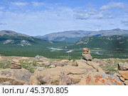 Горы Полярного Урала, долина реки Собь. Стоковое фото, фотограф Сергей Дрозд / Фотобанк Лори