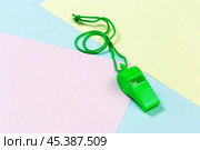 Referee Whistle. Стоковое фото, фотограф Сергей Толмачёв / Фотобанк Лори