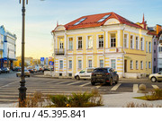 Городской пейзаж. Утро. Тверь. Редакционное фото, фотограф Владимир Шибаев / Фотобанк Лори