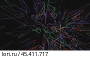 Абстрактный фон с линиями. Лазеры. Лазерная проекция. Циклическое видео. Стоковая анимация, аниматор Семён Прудий / Фотобанк Лори