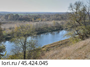 Река Сердоба в окрестностях села Куракино Пензенской области (2023 год). Стоковое фото, фотограф Лариса / Фотобанк Лори