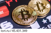 Торговля криптовалютами и биткойнами: ландшафт обмена цифровой валютой для финансовых тенденций. Стоковое AI-изображение, AI-художник ФотоИнтеллект / Фотобанк Лори
