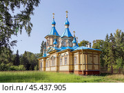 Остров Валаам. Гефсиманский скит, Церковь Успения Пресвятой Богородицы, Россия (2024 год). Стоковое фото, фотограф Светлана Качанова / Фотобанк Лори