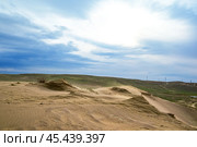 Барханы пустыни. Республика Казахстан. Стоковое фото, фотограф Александр Тараканов / Фотобанк Лори
