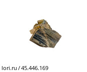 The mineral pyrite or iron pyrite, also known as fool's gold, is an iron sulfide. Стоковое фото, фотограф Константин Григорьев / Фотобанк Лори