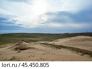 Барханы пустыни. Республика Казахстан. Стоковое фото, фотограф Александр Тараканов / Фотобанк Лори