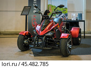 SPY Racing E8 E-Quad electric quad bike ATV at ECAR SHOW - Hybrid and Electric Motor Show (2023 год). Редакционное фото, фотограф Дмитрий Рухленко / Фотобанк Лори