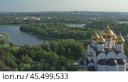 Assumption Cathedral in Yaroslavl Russia (2019 год). Стоковое видео, видеограф Михаил Коханчиков / Фотобанк Лори