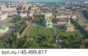 Tula Kremlin and Epiphany Cathedral (2020 год). Стоковое видео, видеограф Михаил Коханчиков / Фотобанк Лори