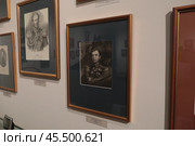 Портеры людей Пушкинского времени И.Ф.Паскевич в литературном отделе музея на Мойке 12 Санкт-Петербург. Редакционное фото, фотограф Дмитрий Неумоин / Фотобанк Лори