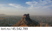 Sunset view from Sulaiman-Too mountain, Osh Kyrgyzstan (2017 год). Стоковое фото, фотограф Evgenii Predibailo / Фотобанк Лори