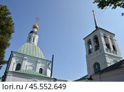 Храмовый комплекс Никольской (Николая Чудотворца) и Спасской (Преображения Господня) православных церквей в городе Владимир, входящем в Золотое кольцо России (2024 год). Стоковое фото, фотограф Алла Котова / Фотобанк Лори