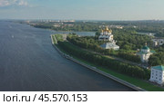 Assumption Cathedral in Yaroslavl Russia (2019 год). Стоковое видео, видеограф Михаил Коханчиков / Фотобанк Лори
