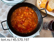 Hot Callos stew. Стоковое фото, фотограф Яков Филимонов / Фотобанк Лори