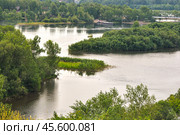 Город Красноярск. Дельта реки Енисей (2024 год). Стоковое фото, фотограф Александр Тараканов / Фотобанк Лори