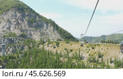 Aerial Medeo dam in the mountain in Almaty (2024 год). Редакционное видео, видеограф Игорь Жоров / Фотобанк Лори