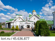 Minsk, Belarus - August 14, 2024. View of the Temple of Cyril of Turov. Стоковое фото, фотограф Ольга Губская / Фотобанк Лори