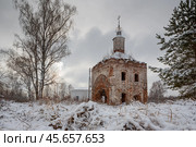 Казанская церковь, с. Хомутово, Ивановская область. Редакционное фото, фотограф Ирина Яровая / Фотобанк Лори