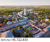Aerial view of Shuya. Стоковое фото, фотограф Яков Филимонов / Фотобанк Лори