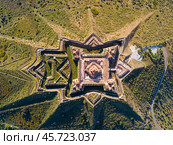 Panoramic landscape of fortress of Nossa Senhora da Graca in Elvas. Стоковое фото, фотограф Яков Филимонов / Фотобанк Лори