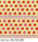 Strawberry Parade Ver 4. Стоковая иллюстрация, иллюстратор Sanzhieva Agniya / Фотобанк Лори