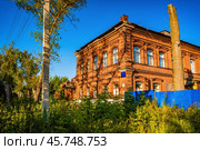 Усадьба Н.А. Салова на Усилова в Богородске (2024 год). Редакционное фото, фотограф Илья Старков / Фотобанк Лори