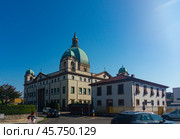 Тоскана, Лукка, вид на святилище св. Джеммы (2018 год). Редакционное фото, фотограф Николай Алмаев / Фотобанк Лори
