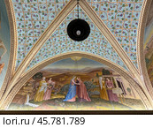 Interior of the crypt of the Church of the Visitation in Ein Karem. Редакционное фото, фотограф Irina Opachevsky / Фотобанк Лори