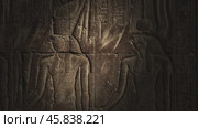 Egypt carving image of Horus god (2023 год). Стоковое видео, видеограф Михаил Коханчиков / Фотобанк Лори