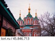 Успе́нский Бру́сенский монастырь — женский монастырь Коломенской епархии Русской православной церкви на территории Коломенского кремля в Коломне. Стоковое фото, фотограф Оксана / Фотобанк Лори