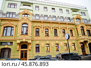 Особняк Николая Терентьева. Петровский переулок, дом 8. Москва. Россия. Редакционное фото, фотограф E. O. / Фотобанк Лори