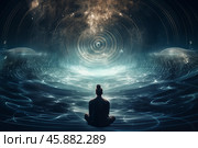 Modern concept of receiving information and sensations. Стоковое AI-изображение, AI-художник Михаил Коханчиков / Фотобанк Лори
