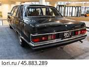Rear side of GAZ-14 Chaika, Russian car. Редакционное фото, фотограф EugeneSergeev / Фотобанк Лори