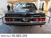 Rear view of GAZ-14 Chaika, Russia. Редакционное фото, фотограф EugeneSergeev / Фотобанк Лори