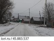 Дома села Творишино Брянская область. Редакционное фото, фотограф Дмитрий Неумоин / Фотобанк Лори