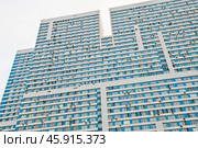 Многоэтажный жилой дом. Микрорайон Северное Чертаново. Москва. Россия. Редакционное фото, фотограф E. O. / Фотобанк Лори