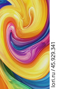 Colorful swirling paint strokes creating abstract patterns. Стоковое AI-видео, аниматор Юрий Поздников / Фотобанк Лори