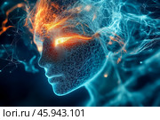 Абстрактное изображение искусственного интеллекта, нейросети. Стоковое AI-изображение, AI-художник Римма Тельнова / Фотобанк Лори