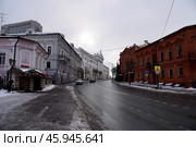 Городской пейзаж Казани, улица Лобачевского. Редакционное фото, фотограф Максим Соколов / Фотобанк Лори