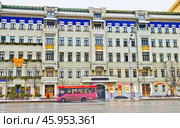 Булгаковский дом. Зимний день. Большая Садовая улица, дом 10. Москва. Редакционное фото, фотограф E. O. / Фотобанк Лори