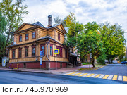 Дом Е. Добролюбовой на Алексеевской в Нижнем Новгороде. Редакционное фото, фотограф Илья Старков / Фотобанк Лори